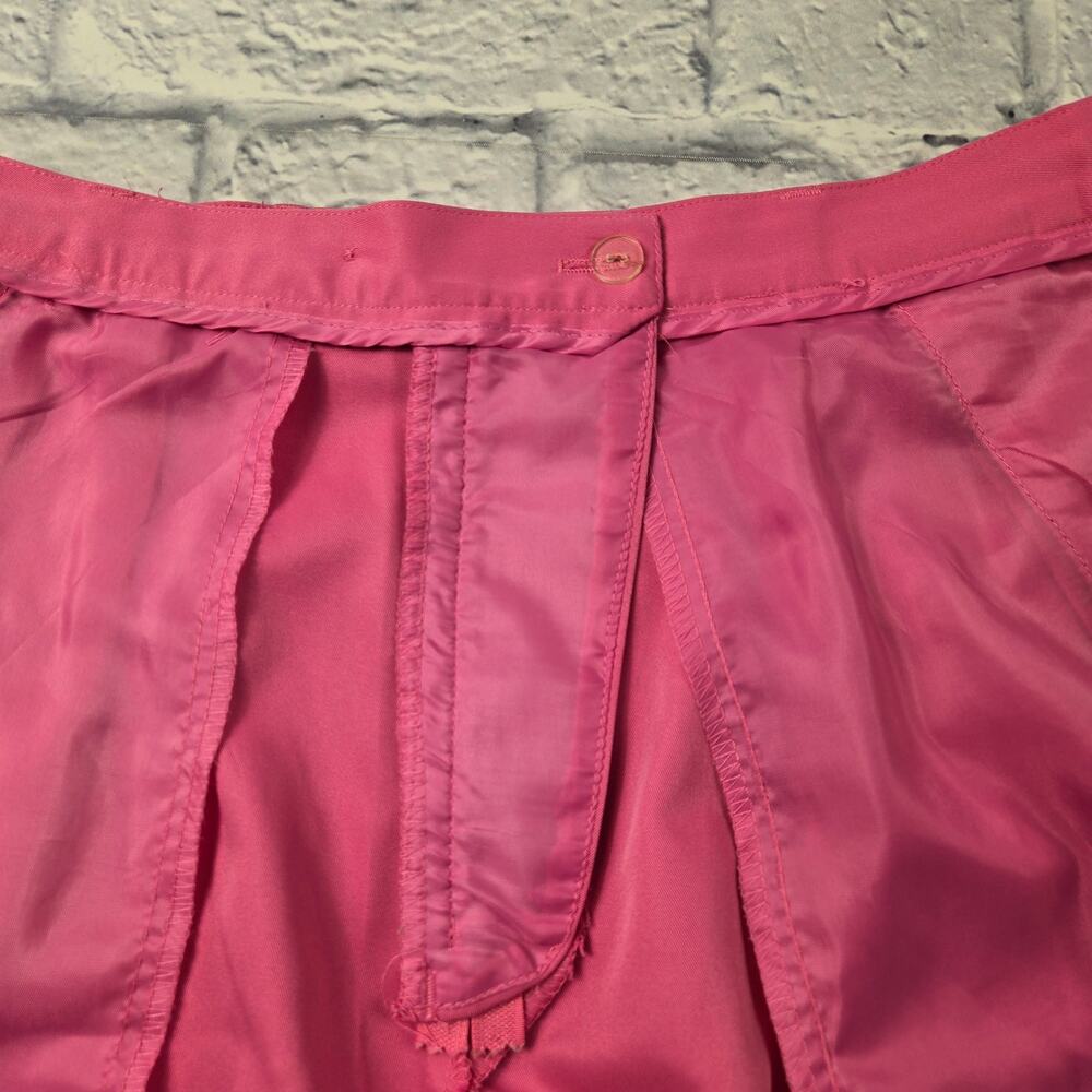 Disney Golf Collection Pink Super High Rise Shorts Resort Preppy size 10 - Picture 14 of 14